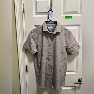 Mens Tallwoods Short Sleeve Button Down Shirt